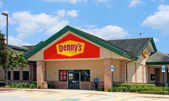 The exterior of Denny's