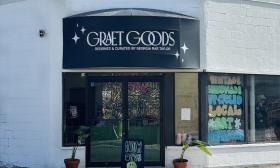 The exterior of the Graet Goods shop