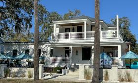 The exterior of the Southern Grounds historic house