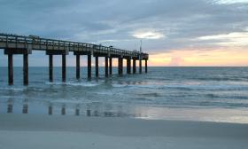 St. Augustine Beach Pier Sunrise