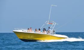 For those who don't wish to parasail, a speedboat ride to and from St. Augustine's Municipal Marina offers a fun and relaxing venture in St. Augustine's waterways.