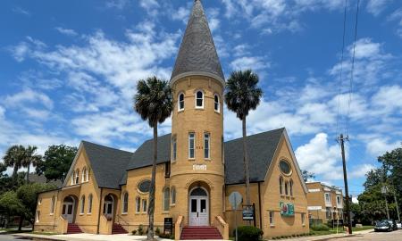 The exterior of the Ancient City Baptist Church