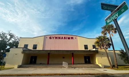 The exterior of the Ketterlinus Gym