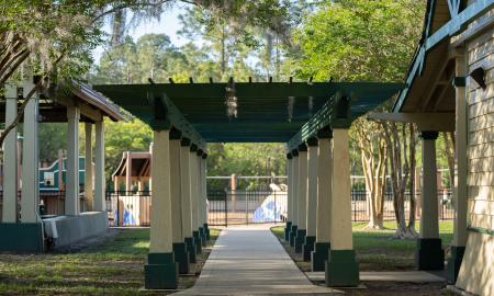 The entryway to Palencia Park