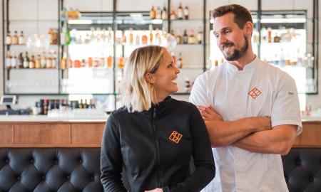 Ember & Iron owners, Chef Michael and Brittany Cooney 