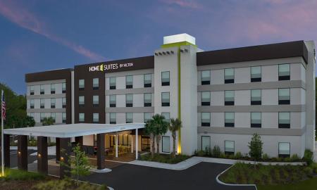The exterior of Home 2 Suites by Hilton in the S.R.16/I-95 area of St. Augustine.