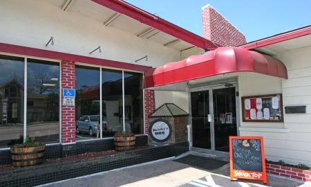 The entrance at Brisky's BBQ on U.S. 1 in St. Augustine.