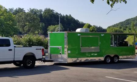 The Saucey Pig Food Truck ready to feed the public and catered events in St. Augustine.