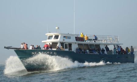 Sea Love II, the 70-foot charter fishing boat in St. Augustine.