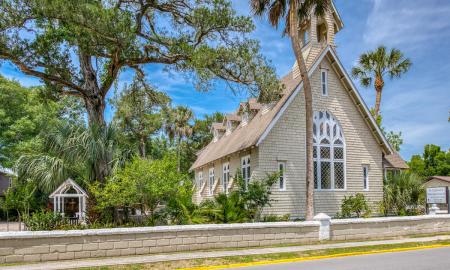 St. Cyprian's Episcopal Church in St. Augustine's historic Lincolnville neighborhood.