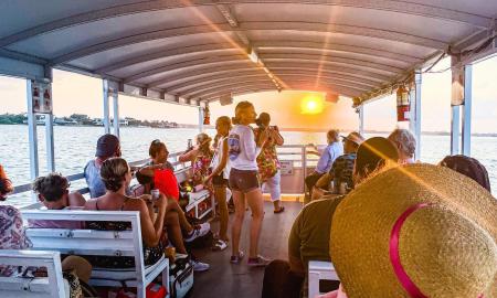 A sunset tour with Florida Water Tours in St. Augustine.