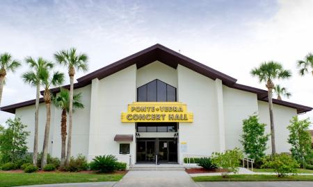 The Ponte Vedra Concert Hall is located on A1A north of St. Augustine.