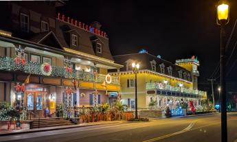 The Renaissance Hotel in St. Augustine, decorated for Nights of Lights