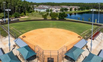 A baseball field at Switzerland Point Park