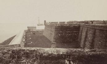 The Castillo de San Marco in 1861, when it was called Fort Marion