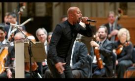 Common, performing "Glory" with the Cincinnati Symphony Orchestra. Written with by Common and John Legend