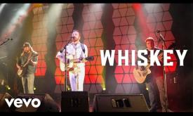 Trampled by Turtles, with their song, "Whiskey"