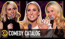 Nikki Glaser performs on Comedy Central. 