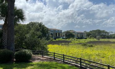 The Las Palmas condos overlook the marsh