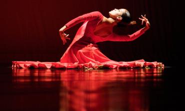 A Flamenco dancer performs at Romanza in St. Augustine.