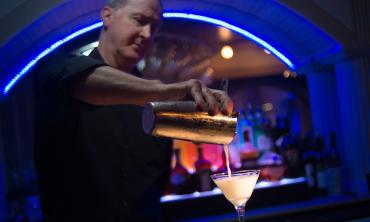 Visitors will love the Vault's themed cocktails, like "The Offshore Account" and "The Broker's Share."